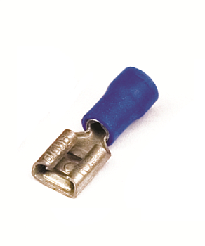 Наконечник плоский с изолир.фланцем (розетка) 1,5-2,5 кв.мм 4,8х0,8 мм (РПИ-М) DKC