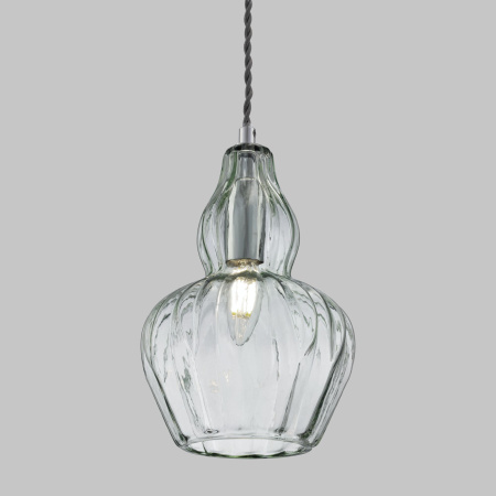 Подвесной светильник 1*E14 40Вт Никель IP20 Eustoma MOD238-PL-01-GN Maytoni