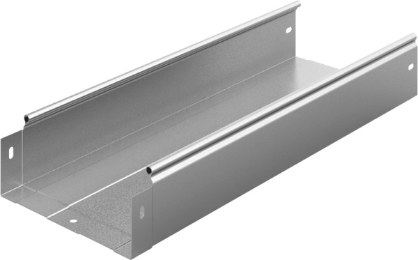 Металлический лоток неперфорированный 200х80х3000, толщ. 1,0 мм, гор. цинк Ostec