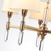 Люстра E14 5*40W LONDON бронзовый/белый/ткань ODEON LIGHT