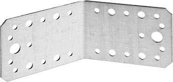 Уголок крепежный 135град, 65х90х90 х 2мм, 20шт, ЗУБР