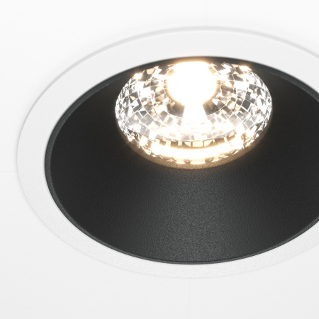 Встраиваемый светильник LED 15Вт Бело-черный IP20 Downlight DL043-01-15W3K-RD-WB Technical Maytoni