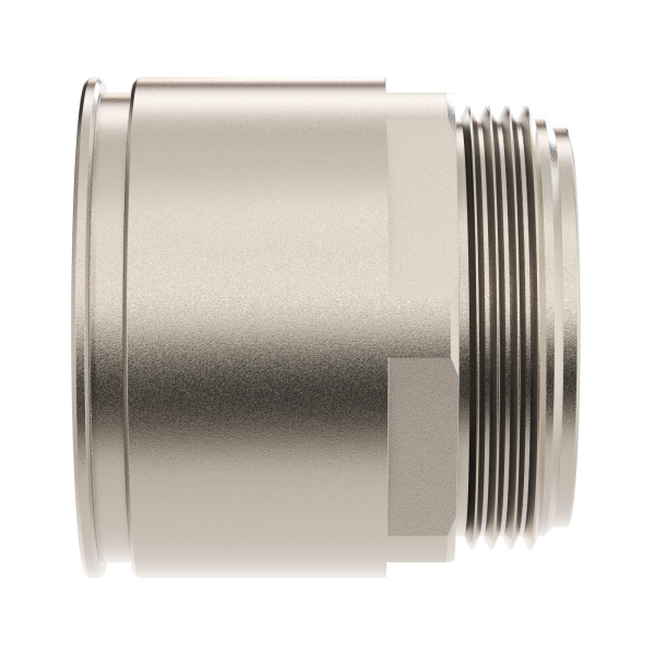 Муфта труба-коробка д.50мм, IP66/IP67, М50х1,5, никелированная латунь DKC