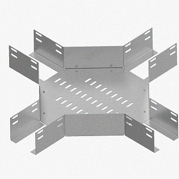 Лоток крестообразный перфорированный КМ 600х65 У3, окрашенный, S1,5
