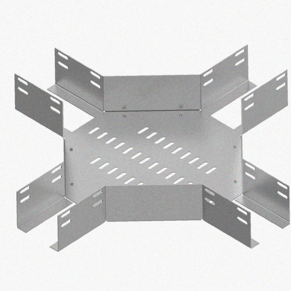 Лоток крестообразный перфорированный КМ 600х65 У3, окрашенный, S1,5
