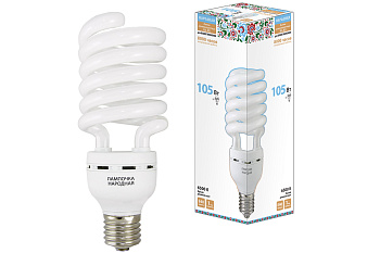 Лампа люминесцентная НЛ-HS-105 Вт-6500 К–Е40 TDM