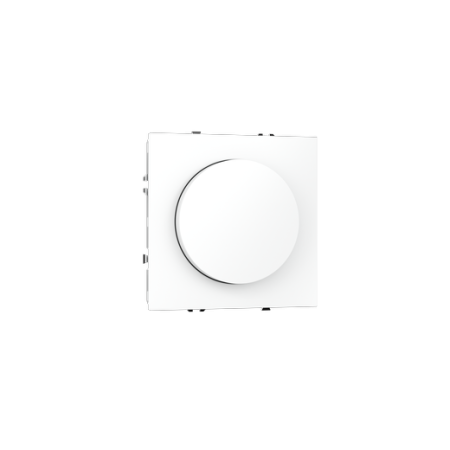 Светорегулятор встраиваемый Voltum S70 поворотно-нажимной 600 Вт, (белый матовый)