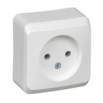 ЭТЮД Розетка ОУ 1 мест. без з/з, без шторок 16А белый IP20 Schneider Electric