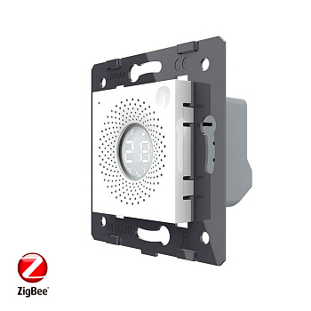 Датчик температуры и влажности ZigBee, цвет белый (механизм) Livolo
