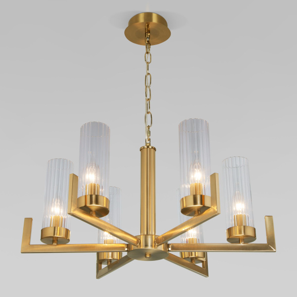 Подвесная люстра 6*E14 40Вт латунь IP20 Arganie (60133/6 латунь) Eurosvet