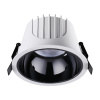 Св-к встр.св/д IP20 LED 4000К 30W 100-265V KNOF белый/черный NOVOTECH