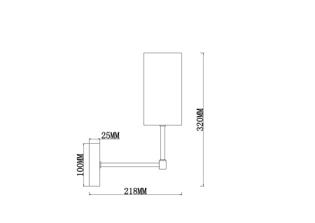 Настенный светильник (бра) 1*E14 60Вт Латунь IP20 Agnes FR5184WL-01BS Freya