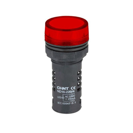 Индикатор ND16-22B/2 красный AC/DC110В (R) CHINT