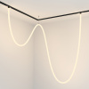 Трековый подвесной светильник LED 100Вт Черный IP20 Magnetic track system Exility TR101-2-100W3K-B Technical Maytoni