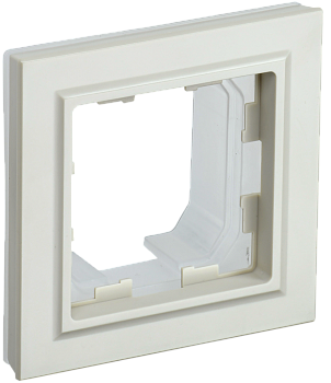 BRITE Рамка 1-местная IP44Р У-1-БрКр-44 бежевый IEK
