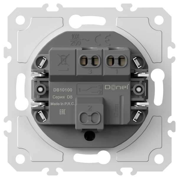 Donel механизм выключателя В1 (простого), 10 A 250 В~, серия DB