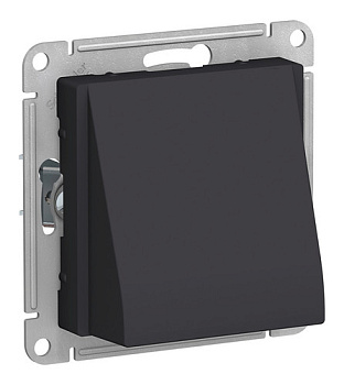 ATLASDESIGN Механизм вывод кабеля СУ 1 мест . карбон IP20 (уп.5шт) Schneider Electric