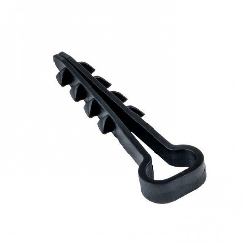 Дюбель-хомут (5х10 мм) для плоского кабеля черный (50 шт) PROxima EKF фото 2