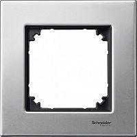 MERTEN M-Elegance Рамка металлическая горизонт/вертик 1 мест . платина-серебро IP20 Schneider Electr