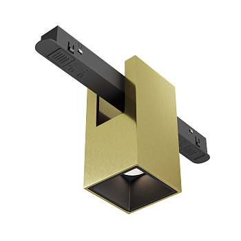 Трековый светильник LED 7Вт Латунь IP20 Magnetic track system Exility TR121-2-7W4K-BS Technical Maytoni