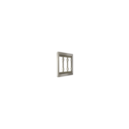 Рамка стеклянная Voltum S70 на 3 поста, (шелк, стекло)