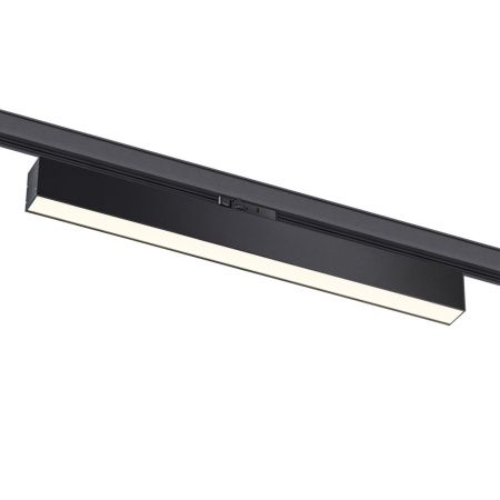 Св-к трехфазный трековый св/д IP20 LED 4000K 30W 220V ITER черный C NOVOTECH