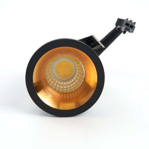 Светодиодный светильник Feron LN003 встраиваемый 3W 4000K черный с золотом фото 4