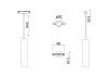 Светильник трековый 13Вт 3000K Белый IP20 Track lamps TR016-2-12W3K-W Technical