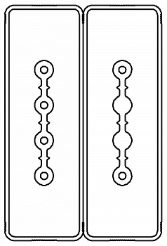 Секция прямая шинопровод 1+1 точек отвода L=1000мм Cu 4P+2P 25A DKC