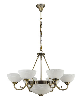 Подвесной светильник 9*E27 60Вт Бронза IP20 Herbert FR2012-PL-09-BZ Freya