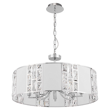 Подвесной светильник 8*E14 60Вт Хром IP20 Mercurio MOD028PL-08CH Maytoni