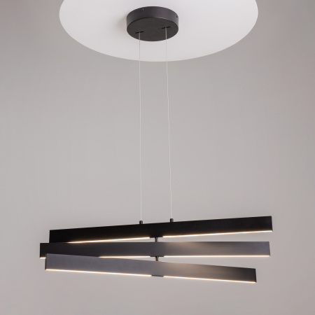 Подвесной светильник 3*LED 48Вт Черный IP20 Origami MOD163PL-L38B4K Maytoni