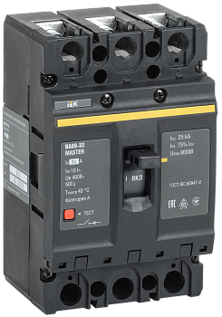 Выключатель автоматический ВА88-32 3П 32А 25кА MASTER IEK