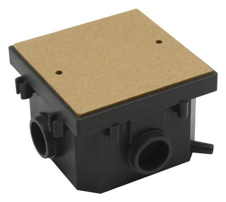 Donel Лючок 2 мод. (1 мод. 45х45 мм.), никель, IP44, (с уст. набором)