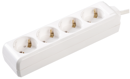 Удлинитель У04 4 места 2P+PE/1,5м 3х1мм2 16А/250В IEK