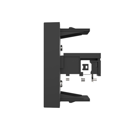 Розетка стерео аудио TRS 6.3 jack черная (механизм) Livolo