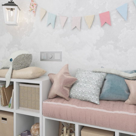 Aluminium Рамка на 3 поста (алюминий) Werkel