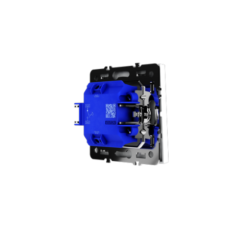 Выключатель с самовозвратом встраиваемый Voltum S70 одноклавишный 10А, (белый матовый)