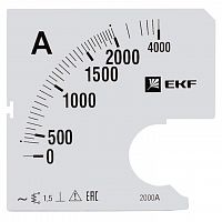 Шкала сменная для A961 2000/5А-1,5 PROxima EKF