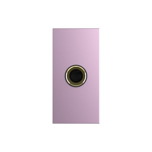 Розетка стерео аудио TRS JACK 6.3 мм, цвет розовый (механизм) Livolo фото 2