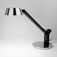 Светодиодная настольная лампа серебряный, черный IP20 (80426/1 черный / серебро) Eurosvet