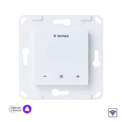 Терморегулятор Terneo SX для рамки Livolo с сенс.упр., Wi-Fi, внешний датчик температуры фото 2