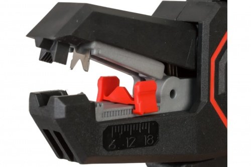 Стриппер автоматический зачистка 02-6мм (AWG 24-10) рез кабеля 25мм L=195мм рукоятки с зоной мягкого пластика для надежного хвата KNIPEX фото 3