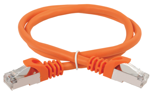 ITK Коммутационный шнур (патч-корд) кат.6 FTP LSZH 1м оранжевый