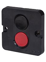Пост кнопочный ПКЕ 612 У2, красная и черная кнопки, IP40 TDM