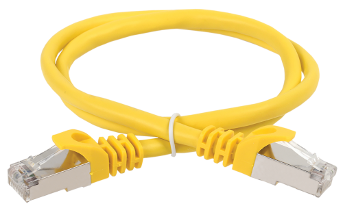 ITK Коммутационный шнур (патч-корд) кат.5E FTP PVC 10м желтый