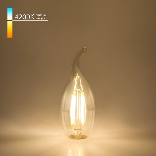 Филаментная светодиодная лампа "Свеча на ветру" C35 E14 7Вт 4200К (a049139) Elektrostandard