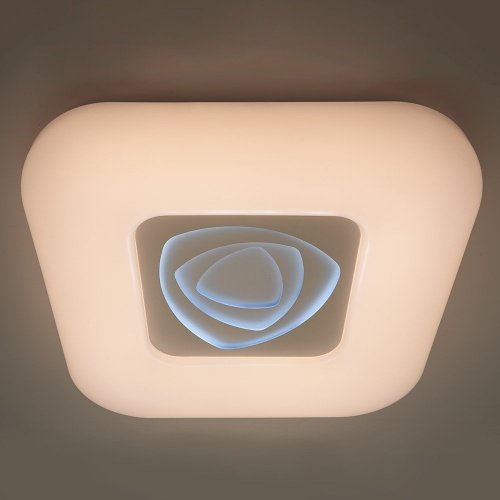 Светодиодный управляемый светильник накладной Feron AL5540 ROSE тарелка 90W 3000К-6500K квадратный фото 5