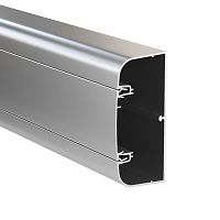 Алюминиевый кабель-канал 110х50 мм (с 1 крышкой), цвет серебристый металлик DKC