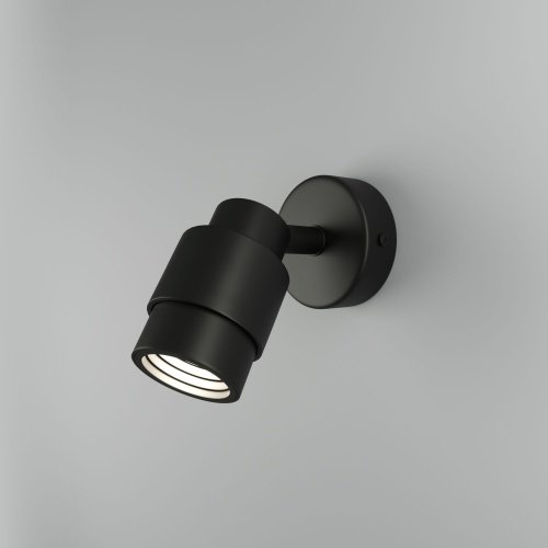 Настенный светодиодный светильник черный IP20 (20125/1 черный) Eurosvet